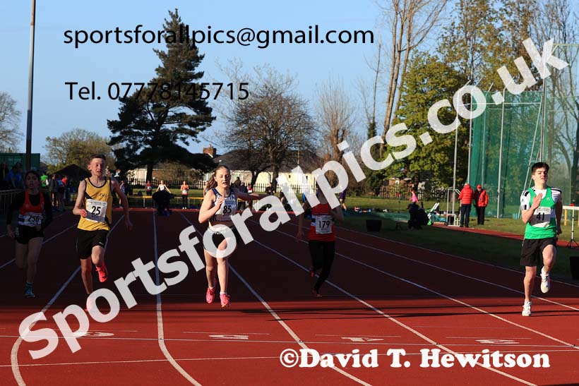 75 metres, 2024 NEGP 1, Monkton Stadium, Jarrow. Photo: David T. Hewitson/Sports for All Pics